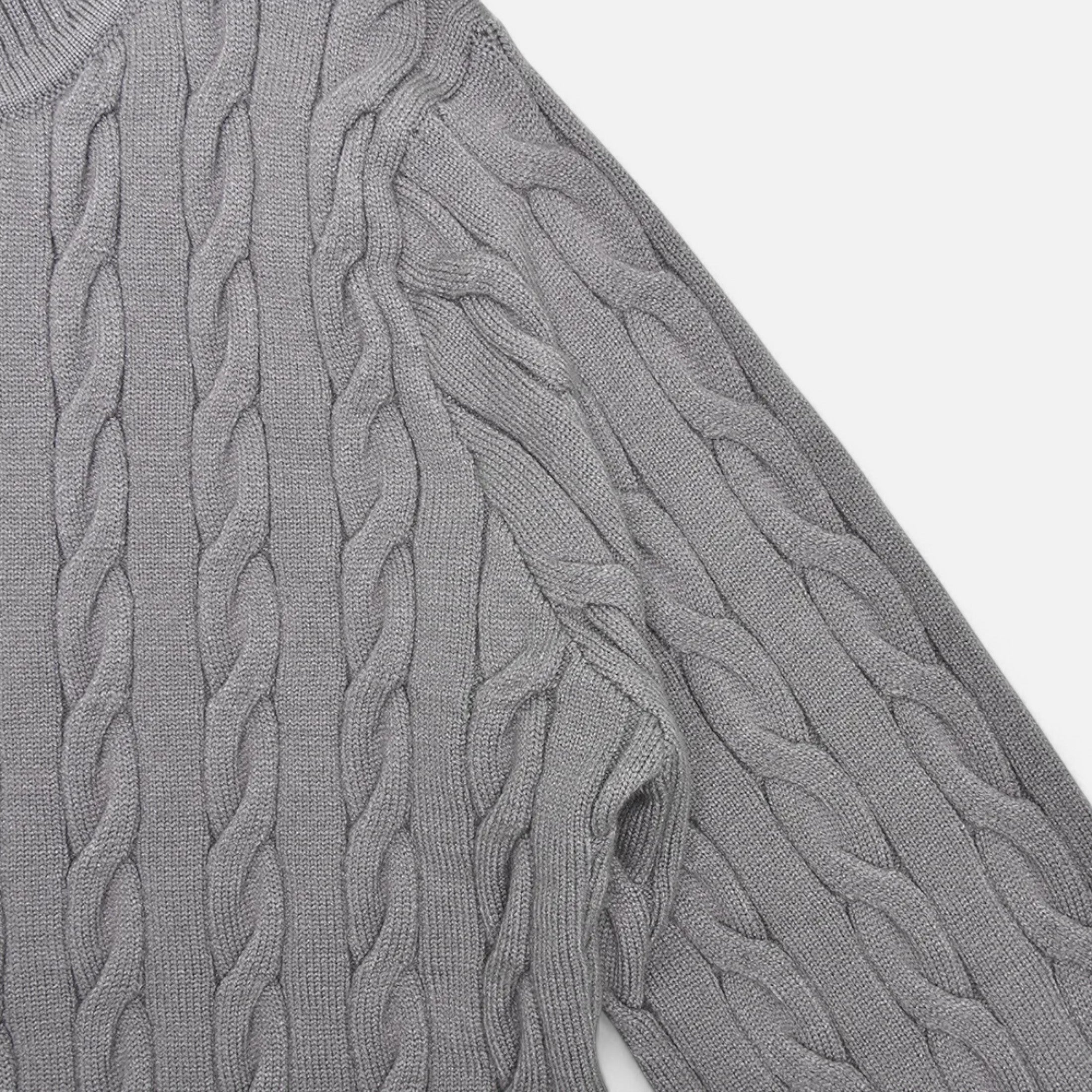 Cardigan Femme Col Roulé Zippé Élégant