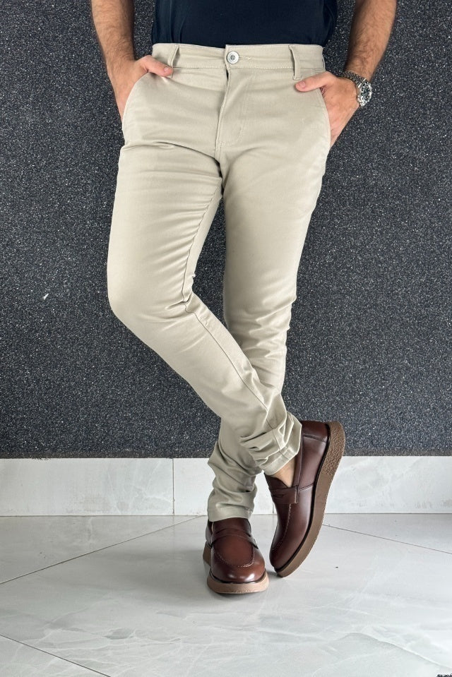 Pantalon Crème Traditionnel