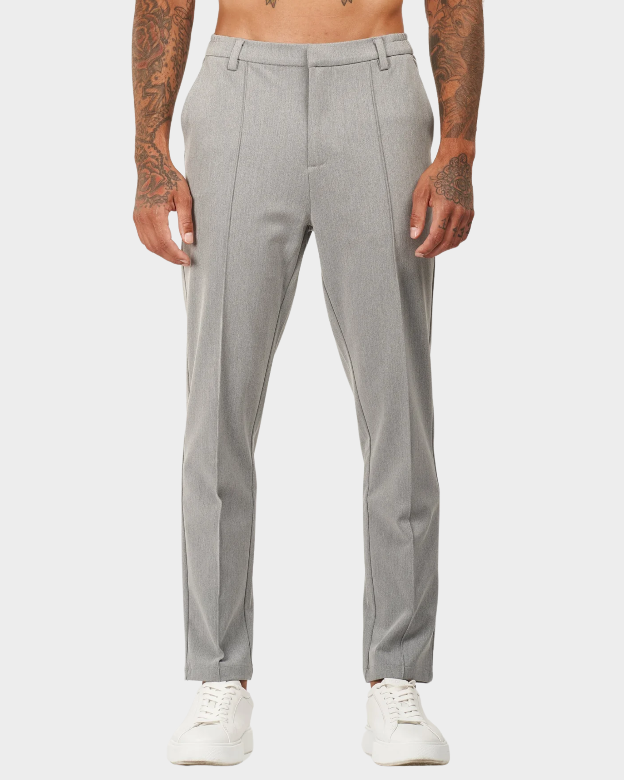 Pantalon de Costume Homme en Tailleur Capri [Tissu Premium]