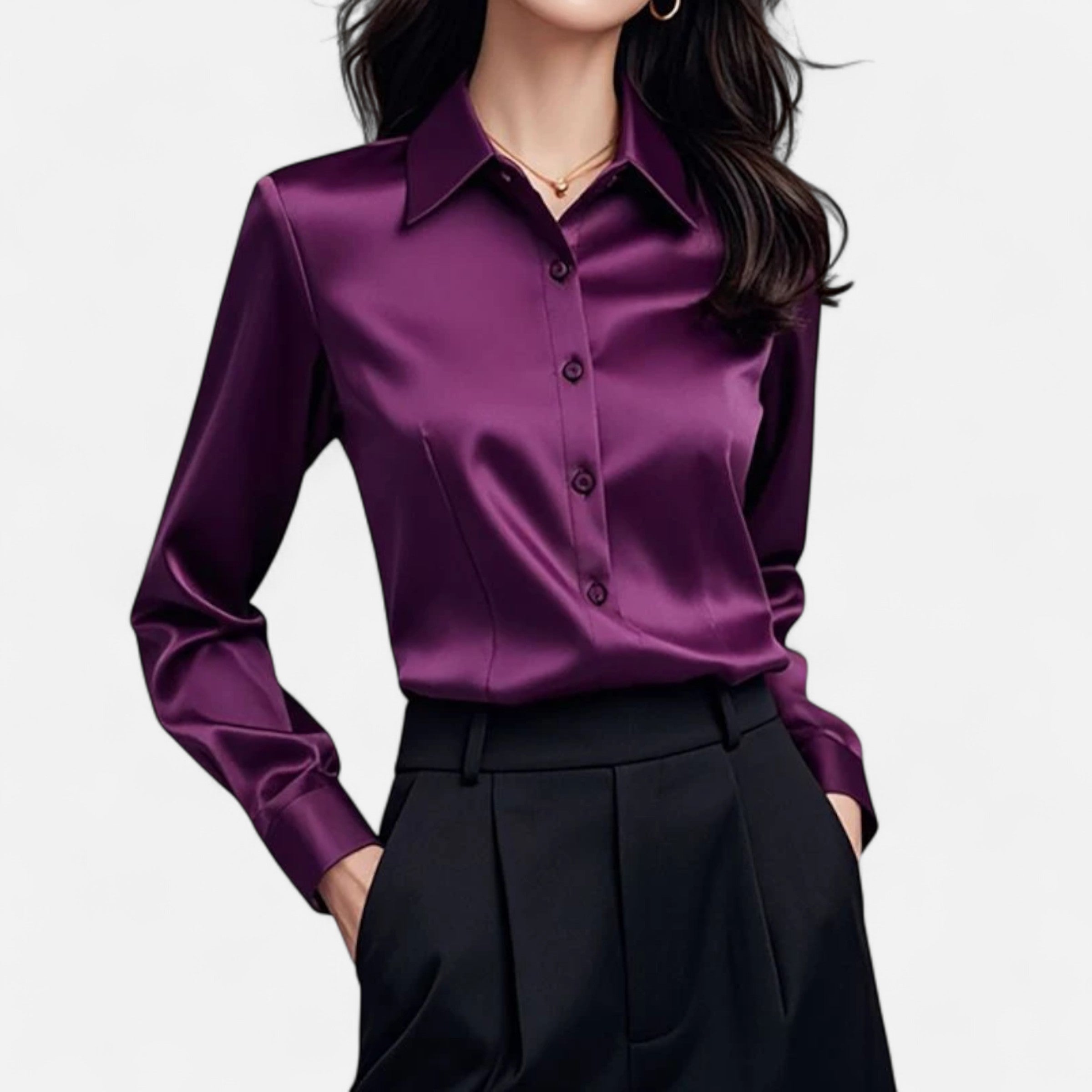 Blouse Femme Soie Élégance Intemporelle
