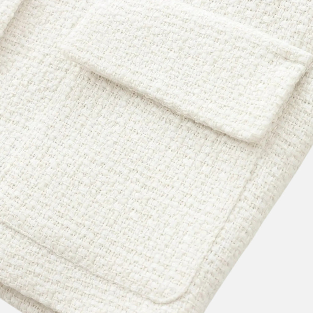 Veste Femme Tweed Courte Élégance Classique