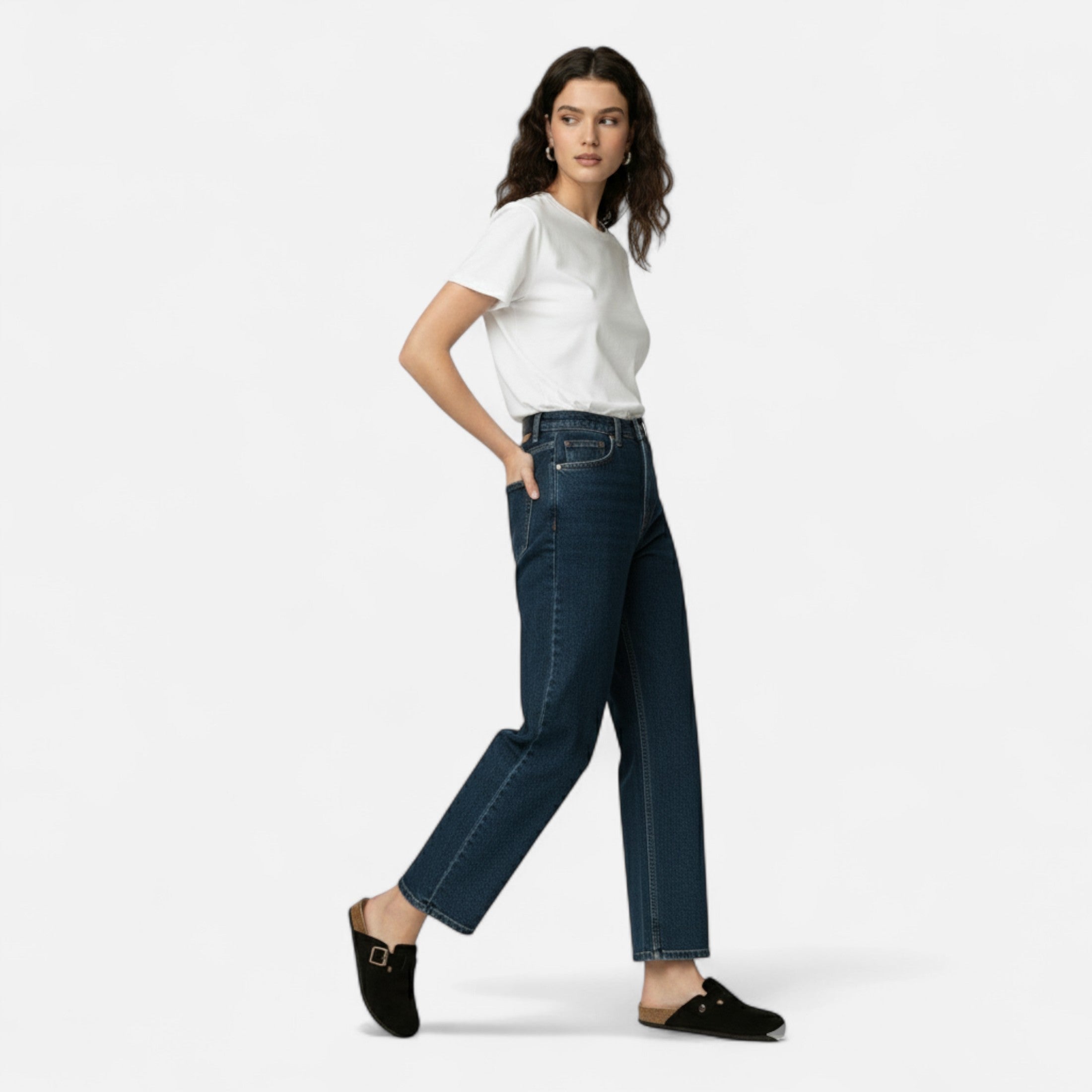 Mules Femme Daim Semelle Liège Classiques