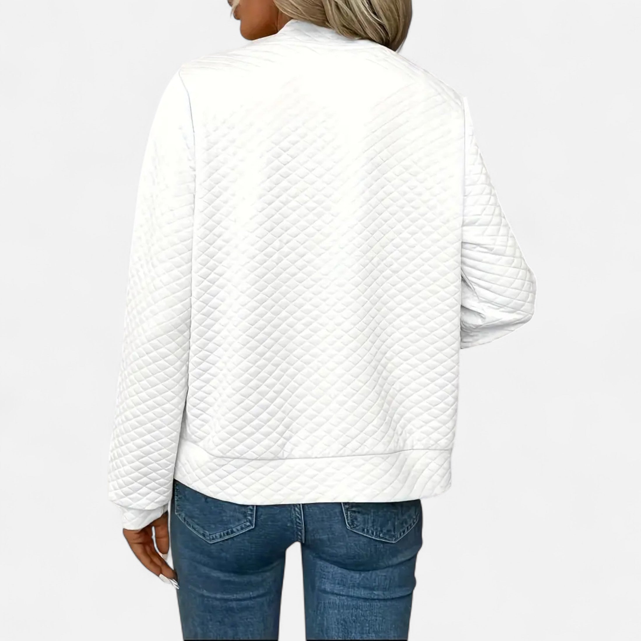 Veste Femme Matelassée Zippée Élégante