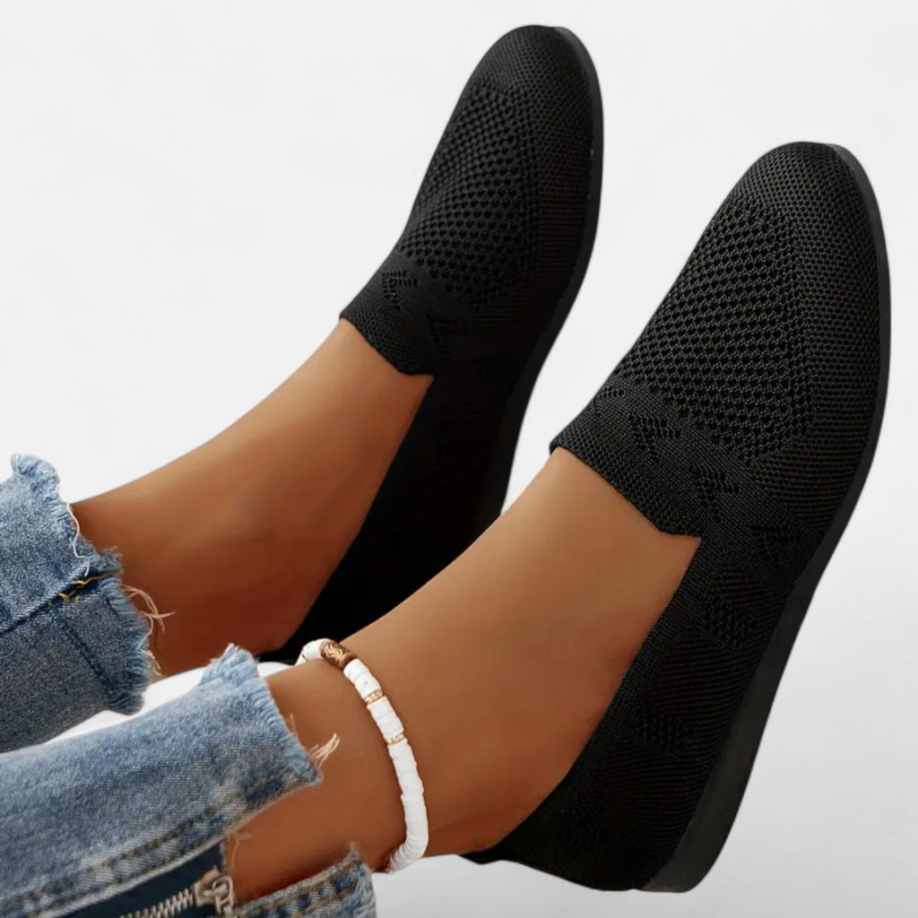 Ballerines Femme Maille Bout Rond Élégantes