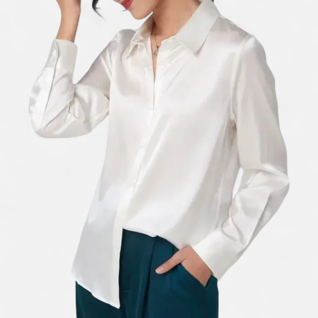 Blouse Femme Soie Naturelle Élégance Intemporelle